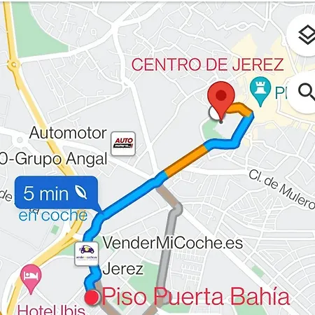 Puerta Bahia Parking Gratis ,desayuno De Cortesia,15 Min Playa * 赫雷斯